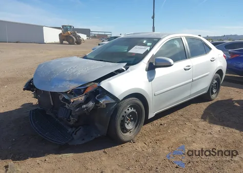 2016 Toyota Corolla Le из США, поврежденный, VIN 5YFBURHE8GP501820